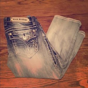 Rock Revival Wendy Capri 19” inseam size 26